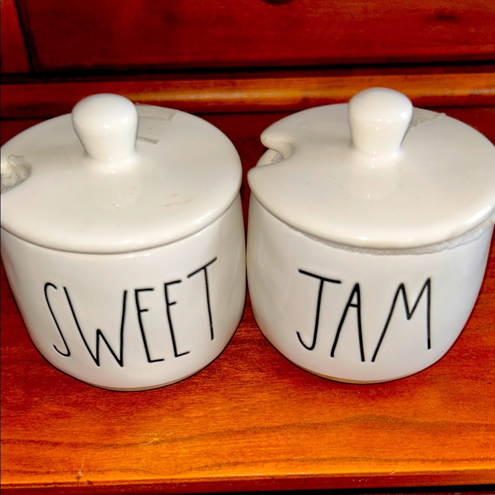 Ray Dunn  SWEET  JAM  jars.    NWOT